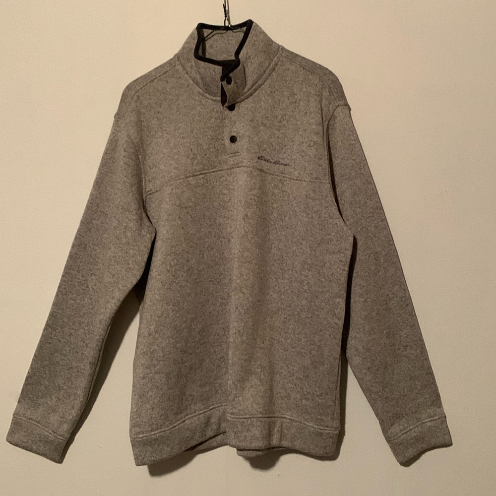 Eddie Bauer Partial Snap Up Pullover